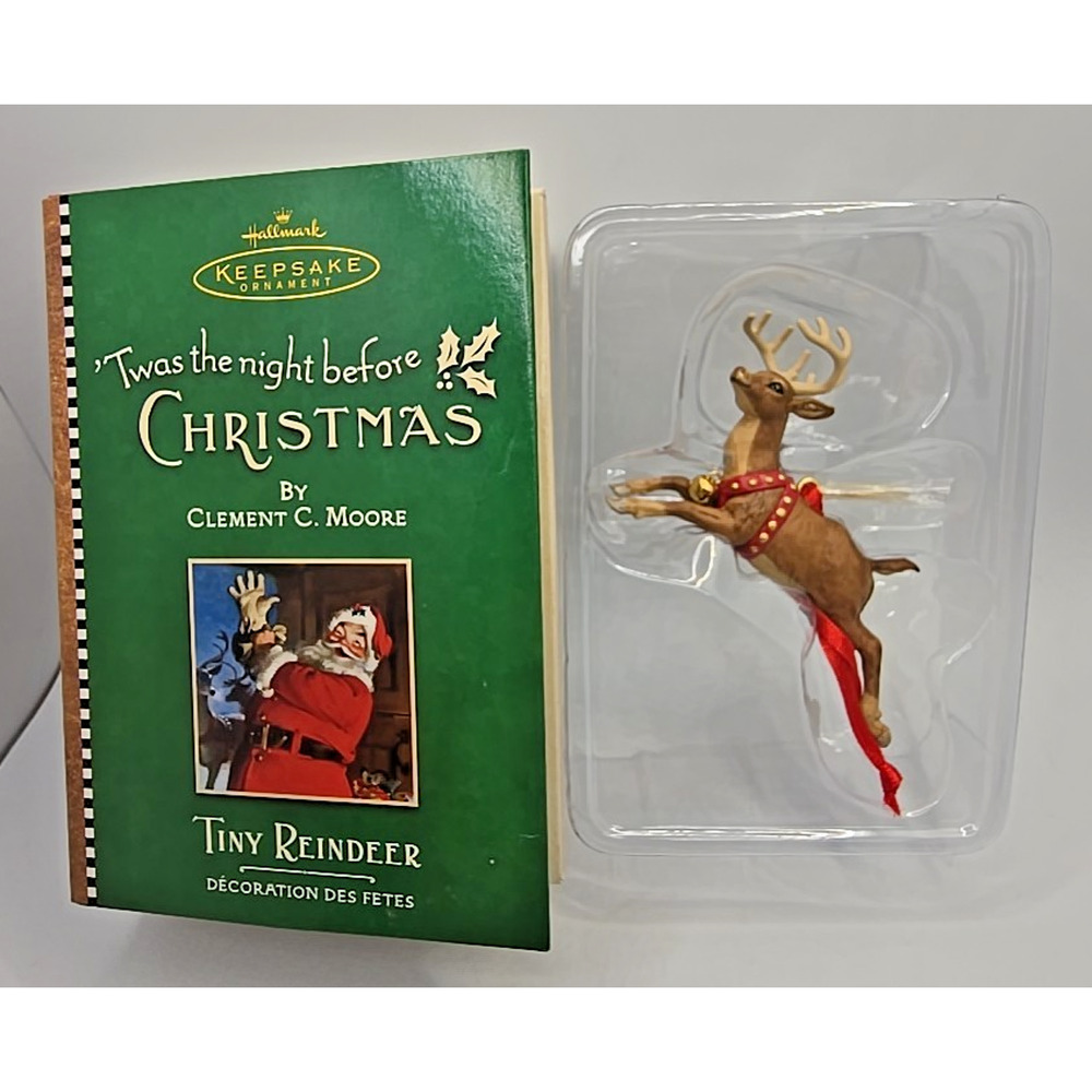 Hallmark 2001 Twas the Night Before Christmas Vol.3 Tiny Reindeer Ornament U129
